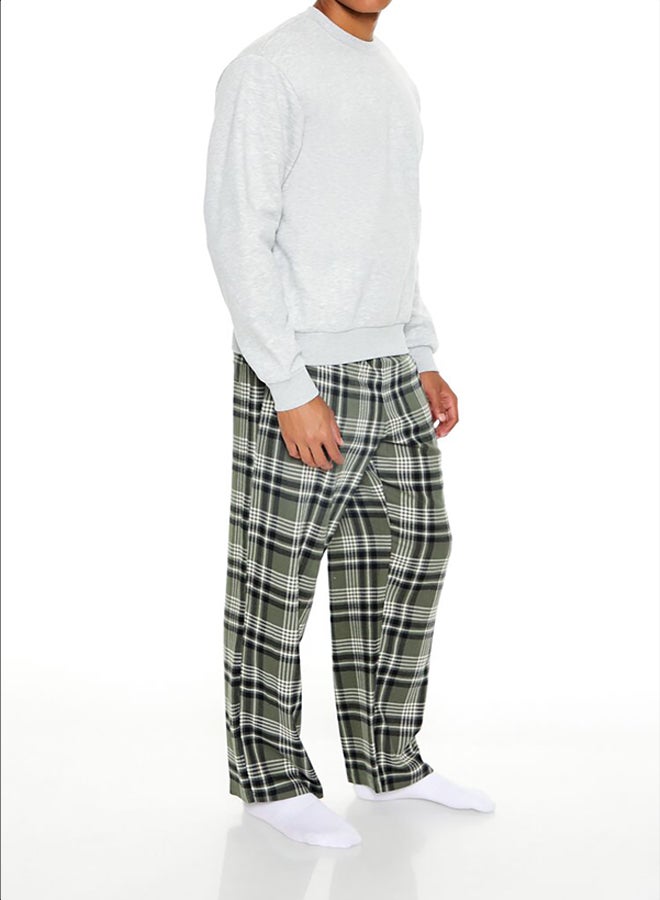 FOREVER 21 Plaid Flannel Pajama Pants  - Image 4