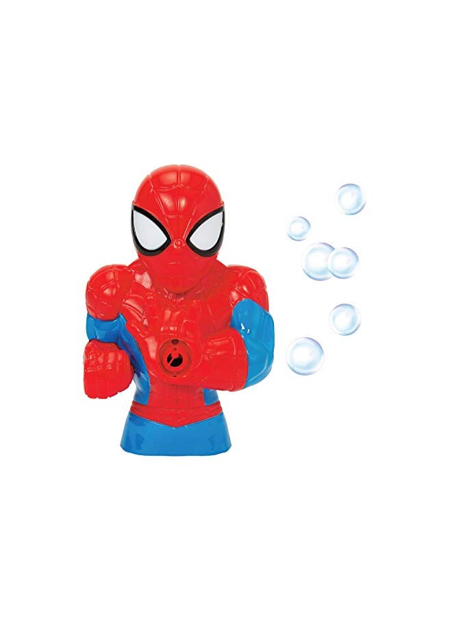 Little Kids Little Kids Marvel Spider-Man Action Bubble Blower Machine, Includes Bubble Solution, Multi - Image 1