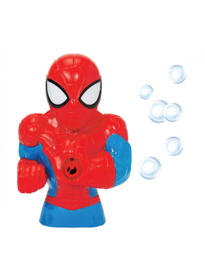 Little Kids Little Kids Marvel Spider-Man Action Bubble Blower Machine, Includes Bubble Solution, Multi - Image 2