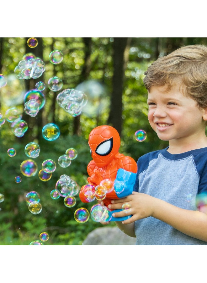 Little Kids Little Kids Marvel Spider-Man Action Bubble Blower Machine, Includes Bubble Solution, Multi - Image 4
