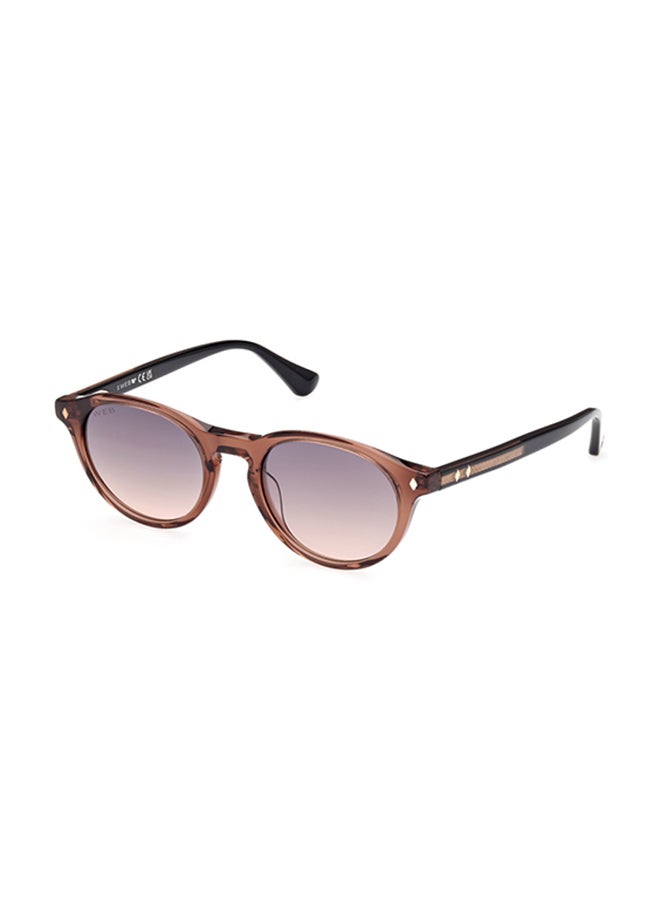 Web Round Sunglasses For Men - Dark Havana - Image 1