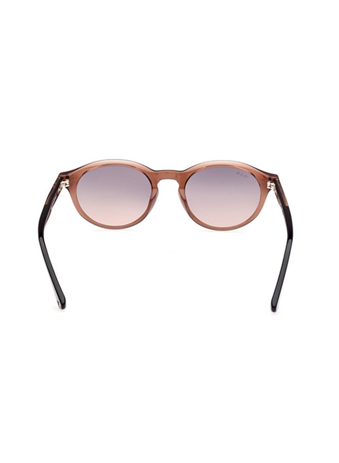 Web Round Sunglasses For Men - Dark Havana - Image 5