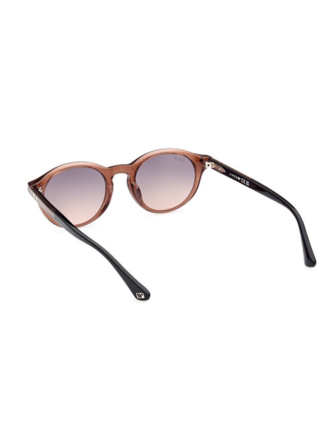 Web Round Sunglasses For Men - Dark Havana - Image 4