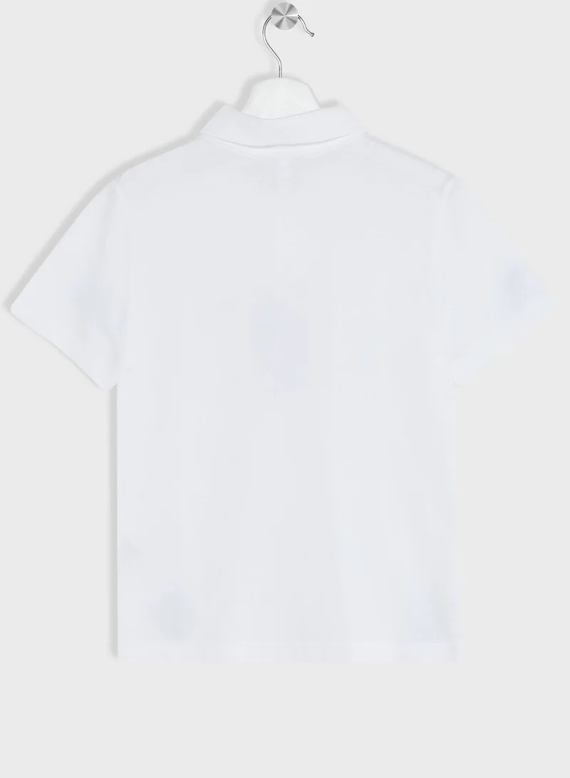 LACOSTE Kids Logo Polo Shirt