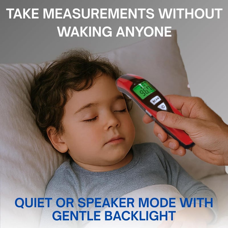 Advocate Non Contact Touchless Speaking Thermometer for Adults Kids  Babies  Digital Infrared Thermometer  Clinical ResultsSpeaks English and Spanish - Image 4