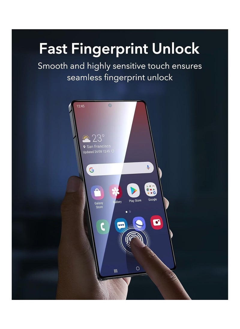 ESR - ESR Samsung Galaxy S25 Ultra Privacy Screen Protector, 9H+ Hardness Tempered Glass with Easy Installation, Auto Dust-Elimination Tool for Galaxy S25 Ultra [6.9”], Anti-Spy pack of 1 - Image 1