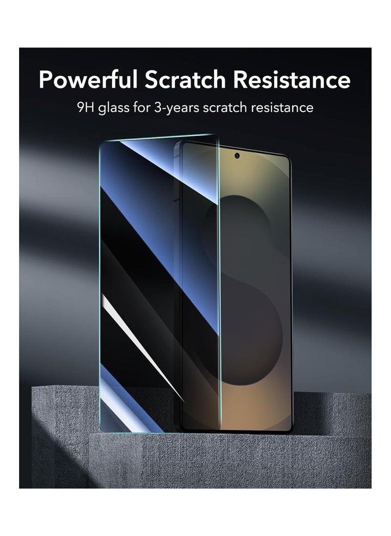 ESR - ESR Samsung Galaxy S25 Ultra Privacy Screen Protector, 9H+ Hardness Tempered Glass with Easy Installation, Auto Dust-Elimination Tool for Galaxy S25 Ultra [6.9”], Anti-Spy pack of 1 - Image 1