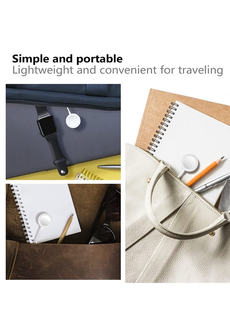 𝟐𝟎𝟐𝟐 𝐔𝐩𝐠𝐫𝐚𝐝𝐞𝐝 for Apple Watch Charger Magnetic Fast Charging Cable [Portable] Magnetic Wireless Charging Compatible with Apple Watch Series Ultra/8/7/6/SE/SE2/5/4/3/2/1-[3.3ft/1M] White - Image 5