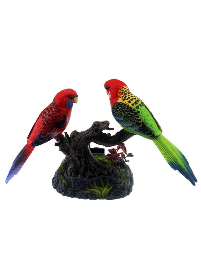 Tipmant Tipmant Eelctric Birds Talking Parrots Electronic Pets Office Home Decoration Recording & Playback Function, Pen Holders Kids Toys - Image 1