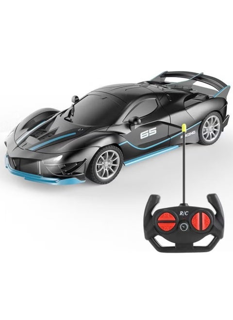 1:18 High Speed Black Ferrari Remote Control Car With Cool Car Lights Black
