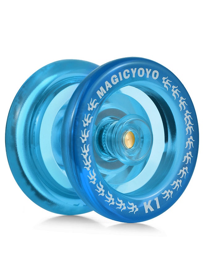 Magic Yoyo Unresponsive Yoyo for Kids Yo-Yo Ball with 5 Replacement Strings Glove Storage Pouch  - Image 2