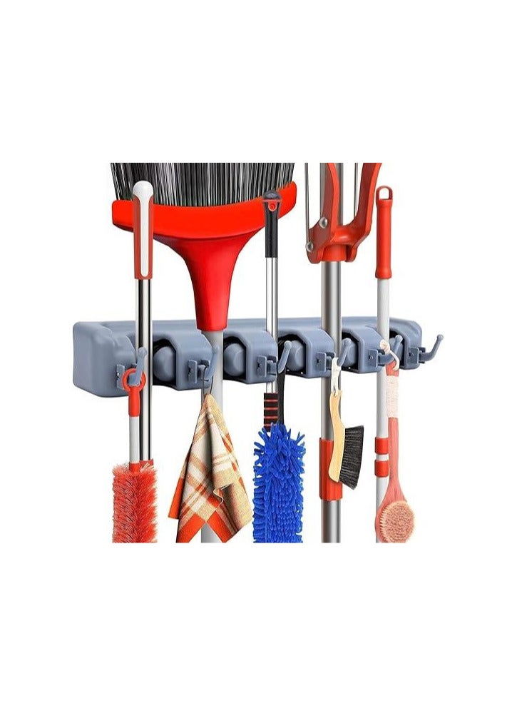 Ultra Strong Grip Mop & Broom Holder with Wall Hook  - Image 4