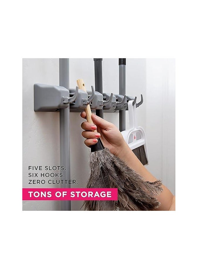 Ultra Strong Grip Mop & Broom Holder with Wall Hook  - Image 5