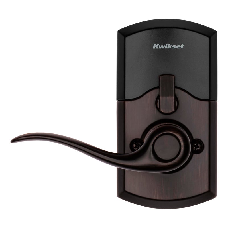 Kwikset SmartCode 917 Keypad Keyless Entry Traditional Residential Electronic Lever Deadbolt Alternative with Tustin Door Lever and SmartKey Security, Venetian Bronze - Image 3
