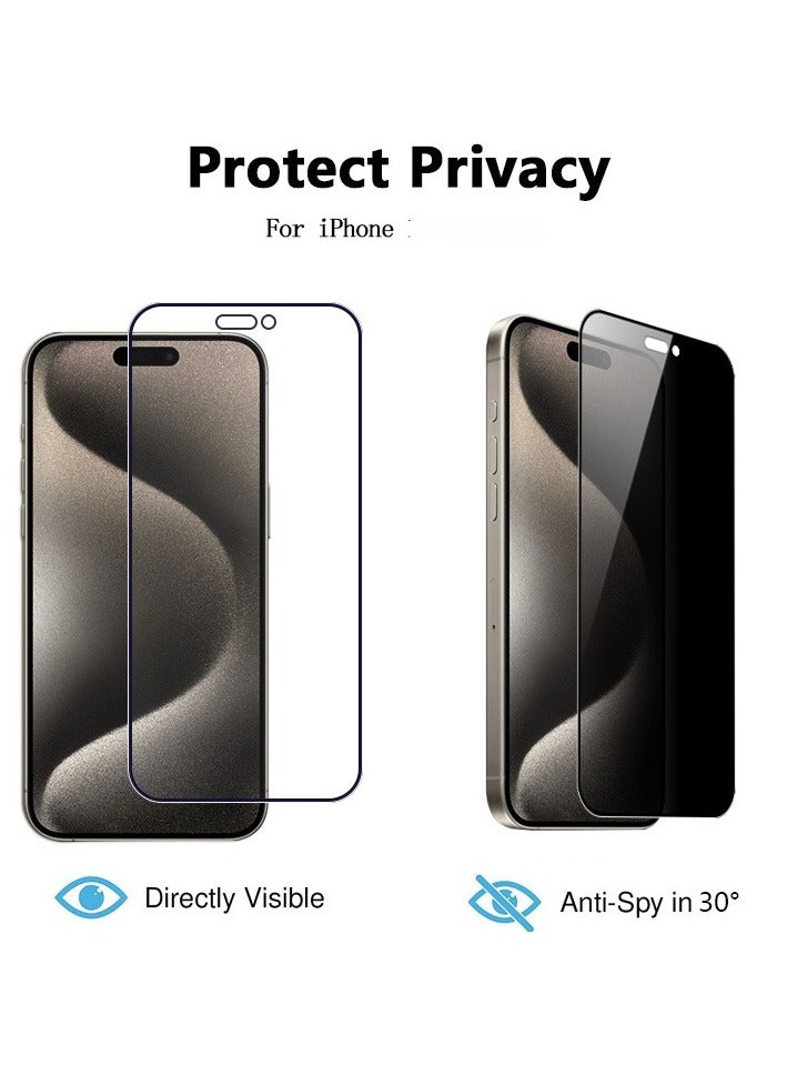 Premium 28° Anti-Spy Privacy Screen Protector for Iphone 13– Full Coverage Tempered Glass, Anti-Peeping, Anti-Fingerprint, HD Clarity – Anti-Spy Glass Film for Privacy Protection - Image 2