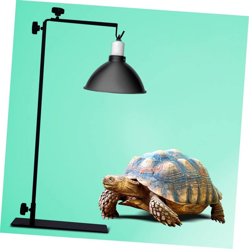 Abaodam Adjustable Reptile Lamp Stand Metal Rack for Heating Lamps Lights Portable Plant Light Holder for Terrarium Use Efficient Heat Dissipation - Image 5