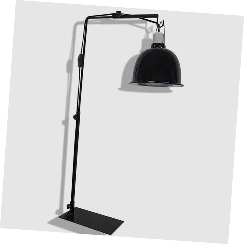 Abaodam Adjustable Reptile Lamp Stand Metal Rack for Heating Lamps Lights Portable Plant Light Holder for Terrarium Use Efficient Heat Dissipation - Image 1