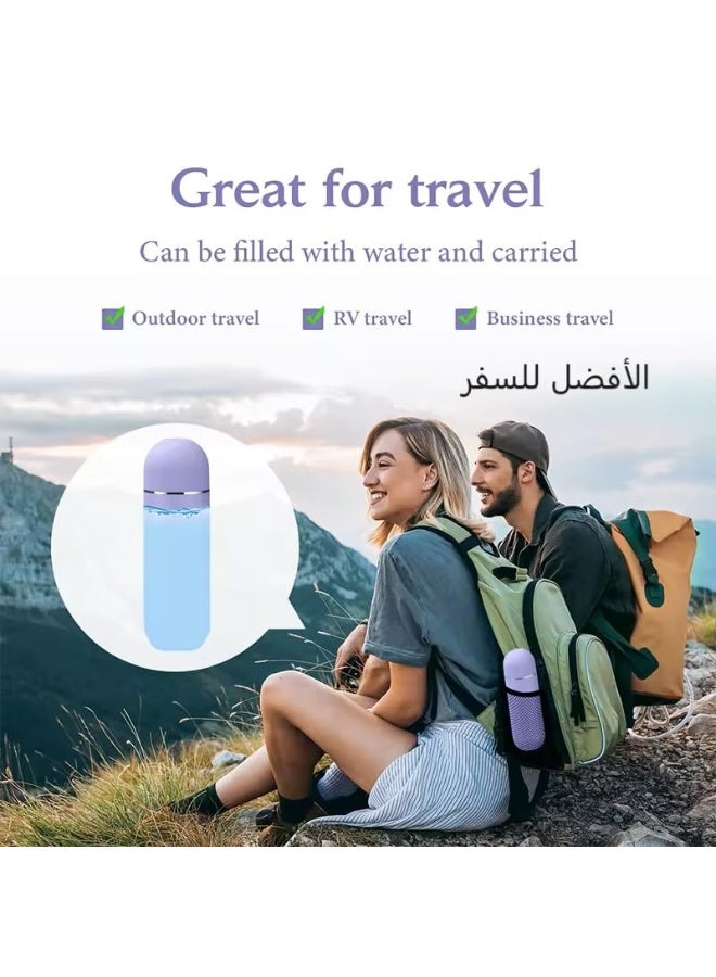 JUNARIS Large Portable Travel Bidet Bottle Travel Shattaf Hand Spray Set Leak-Proof, Travel-Friendly Portable Bidet Shattaf For Hygienic Use In Washrooms And Toilets (Purple) - Image 5