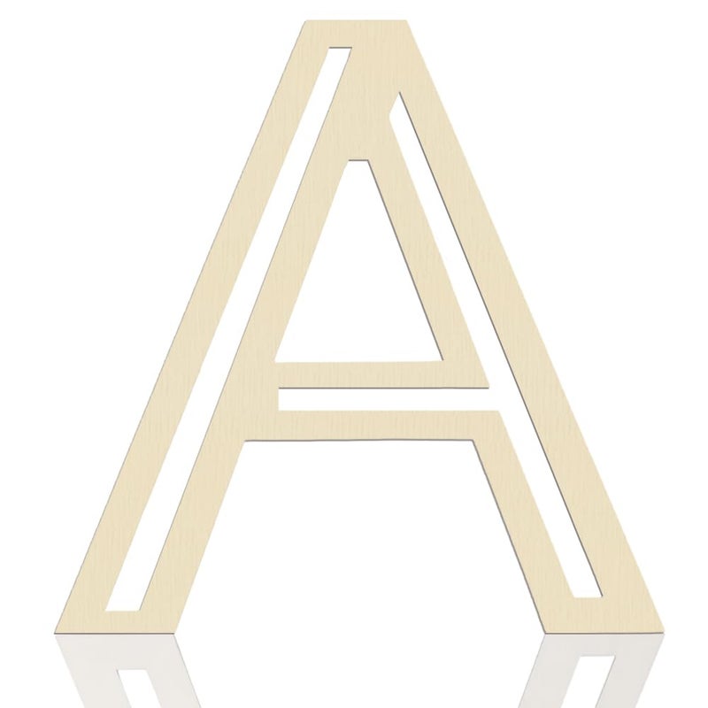 She Love Wooden Letters 12 Inch,1/5 Inch Thick Large Wood Letter A Cutouts Unfinished Wooden Alphabet Letters for Wall Decor Crafts DIY Painting Birthday Party Nursery Holiday Big Home Decorations - Image 1