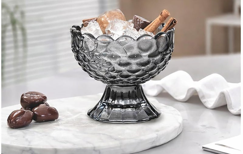 WRINGO 200 ML Ice Cream Glasses Cups Dishes for Desserts, Milkshake,Fruit and Pudding Glass Serving Bowls, Perfect for Home, Restaurants and Parties Dishwasher Safe (Set of 6) (WA-11) - Image 2