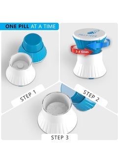 URGAID Pill Crusher Cutter Splitter Grinder 3 in 1 Tablet Cutter with Small Pill Box Container  - Image 5