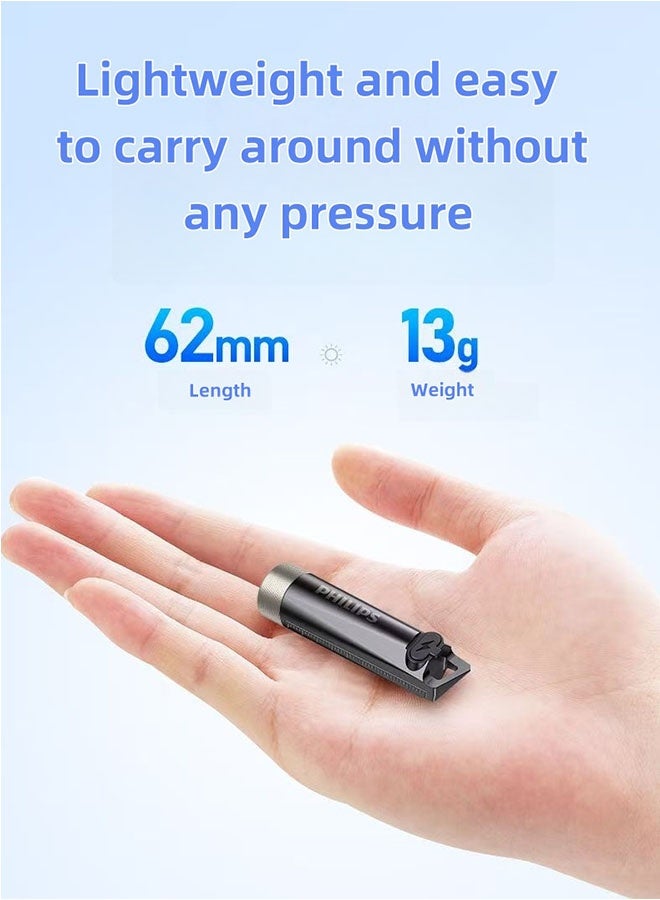Philips LED Flashlight, Strong Light Mini Keychain, Multi-functional Portable Rechargeable Flashlight for Home and Outdoor Use - Image 3