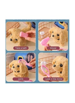 Interactive Electronic Dog – Walking, Barking & Tail Wagging Plush Puppy Toy for Kids, Adorable Golden Retriever Style with Dog Cage & Call Function – Perfect Birthday & Holiday Gift - pzsku/Z36D489AE7E3E60C10BA3Z/45/_/1738927450/17349900-5081-43ca-a9bb-dff22367b337