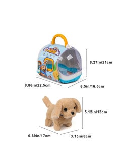 Interactive Electronic Dog – Walking, Barking & Tail Wagging Plush Puppy Toy for Kids, Adorable Golden Retriever Style with Dog Cage & Call Function – Perfect Birthday & Holiday Gift - pzsku/Z36D489AE7E3E60C10BA3Z/45/_/1738999653/3f05c28e-96b5-4d34-89e6-bac7d99acb1c