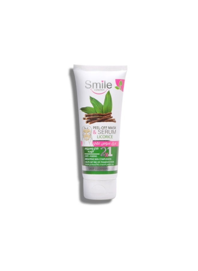 peel off mask licorice by smile