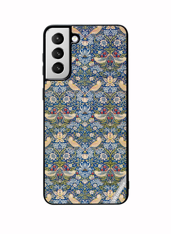 VR CREATIVE Protective Case Cover For Samsung Galaxy S22 Plus 5G Splash Flower Design Multicolour - Image 1