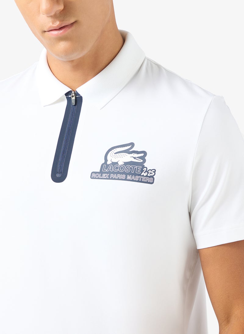 لاكوست بولو رياضي بشعار مخطط - Image 3