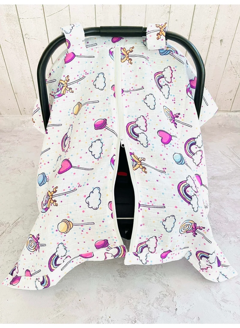 juniperus Muslin Stroller Cover and Infant Carrier Cushion