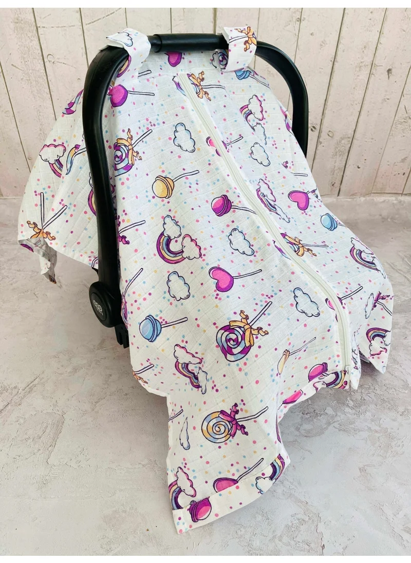 juniperus Muslin Stroller Cover and Infant Carrier Cushion