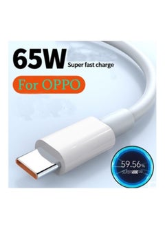 Super Original Vooc cable Super Vooc USB Type C Cable For OPPO Reno K5 K3 Find X A11 R17 VOOC Flash Charger Cable Super Flash Charging Type C Charger Wire  - Image 5