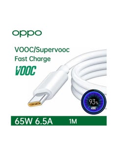 Super Original Vooc cable Super Vooc USB Type C Cable For OPPO Reno K5 K3 Find X A11 R17 VOOC Flash Charger Cable Super Flash Charging Type C Charger Wire  - Image 2