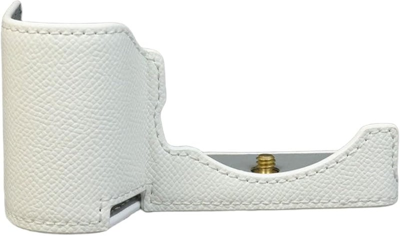 White Shockproof Ergonomic Half Shell Protective Housing Case For E10 II Camera - Image 2