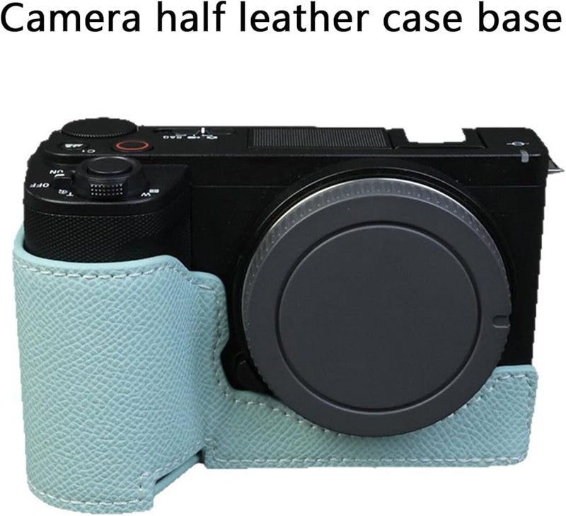 White Shockproof Ergonomic Half Shell Protective Housing Case For E10 II Camera - Image 3