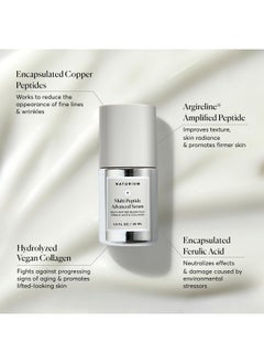NATURIUM Multipeptide Advanced Serum Firming & Smoothing Face Serum For Fine Lines & Wrinkles With Advanced Multipeptide Blend 1 Oz  - Image 3