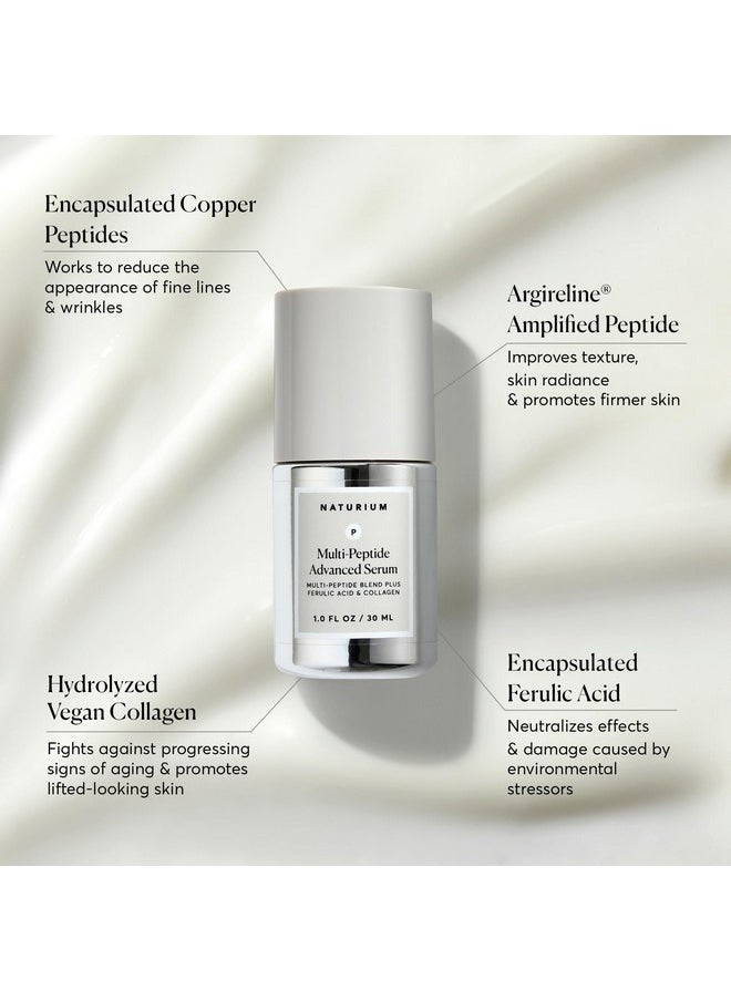 NATURIUM Multipeptide Advanced Serum Firming & Smoothing Face Serum For Fine Lines & Wrinkles With Advanced Multipeptide Blend 1 Oz  - Image 3