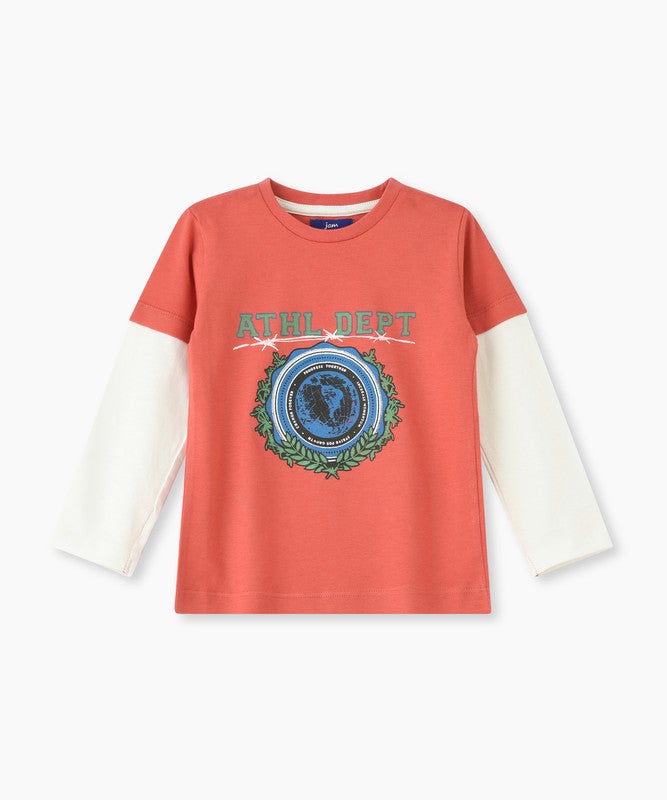 JAM BOYS LONG SLEEVE GRAPHIC PRINT T-SHIRT - Image 1