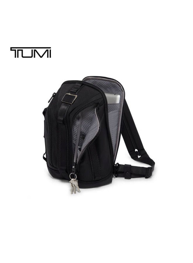 Tumi Alpha Bravo Men's Black Backpack Fashion Commuter Sports Bag Shoulder Crossbody Gift - Image 2
