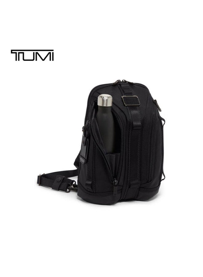 Tumi Alpha Bravo Men's Black Backpack Fashion Commuter Sports Bag Shoulder Crossbody Gift - Image 1