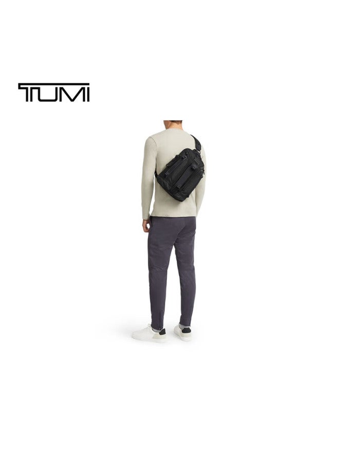 Tumi Alpha Bravo Men's Black Backpack Fashion Commuter Sports Bag Shoulder Crossbody Gift - Image 3