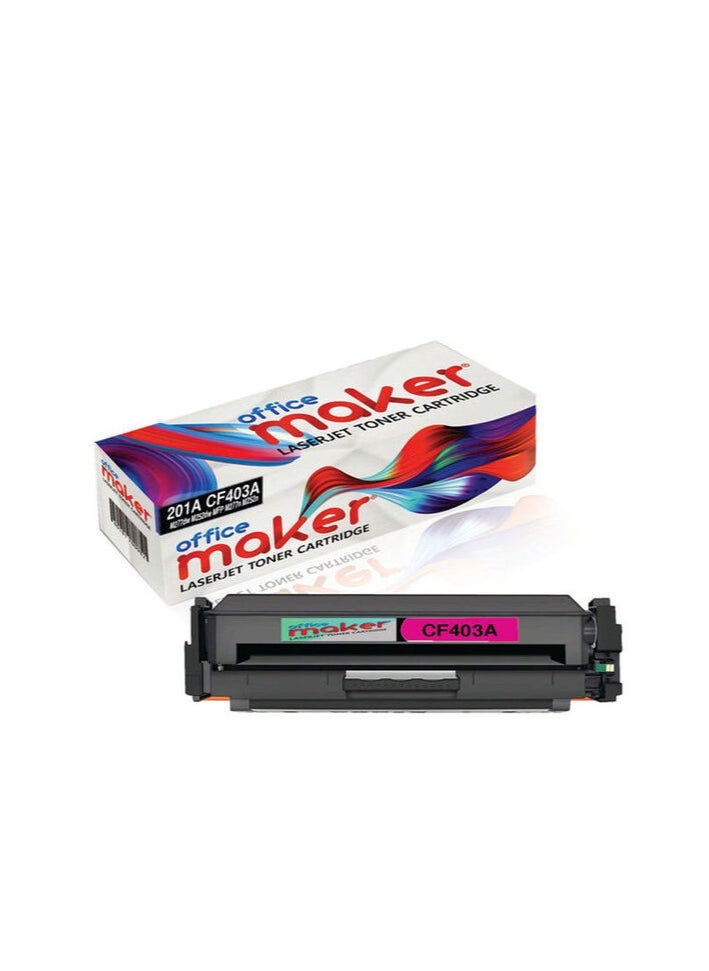 أوفيس ميكر خرطوشة حبر لطابعة HP Laserjet Pro M252 MFP M277 M274 أرجوانية  - Image 1