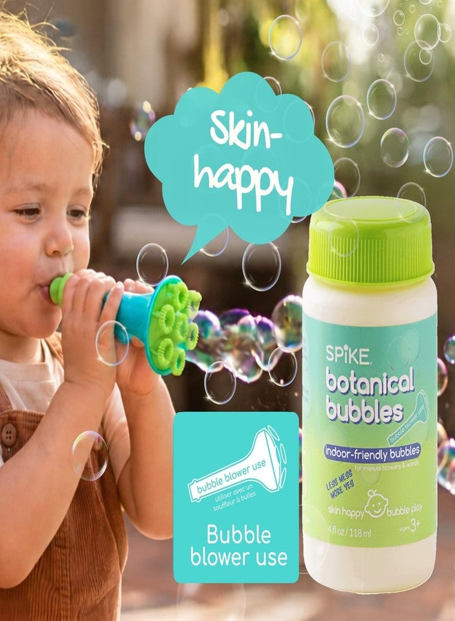 Spike Innobaby Botanical Bubble Solution for Sensitive Skin - 2 Bottles of 4 oz Refill for Spike Blower Wand and Manual Bubble Toys - Ready to Use - Mess Free - Non Toxic - Image 2