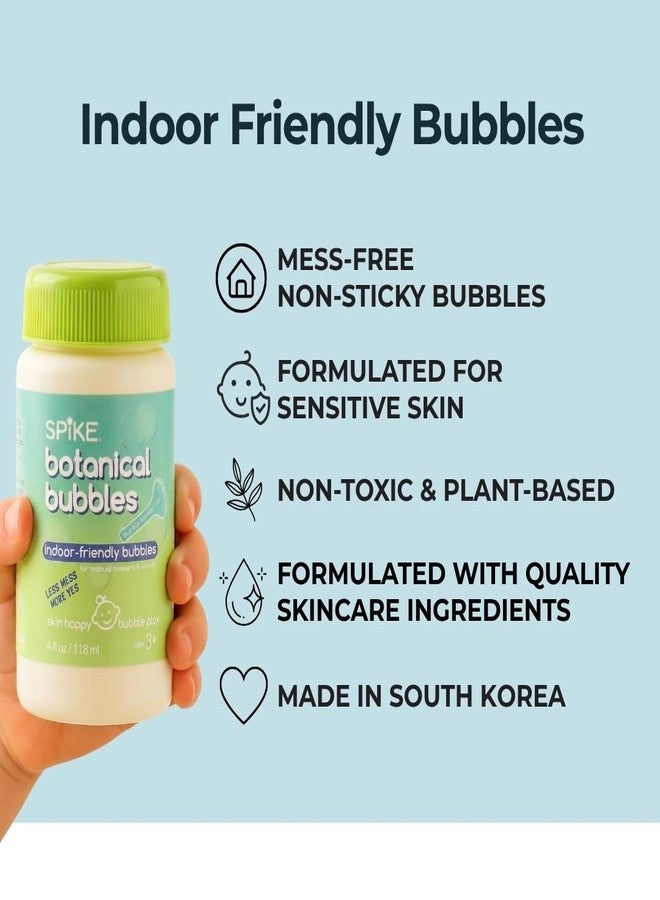 Spike Innobaby Botanical Bubble Solution for Sensitive Skin - 2 Bottles of 4 oz Refill for Spike Blower Wand and Manual Bubble Toys - Ready to Use - Mess Free - Non Toxic - Image 5