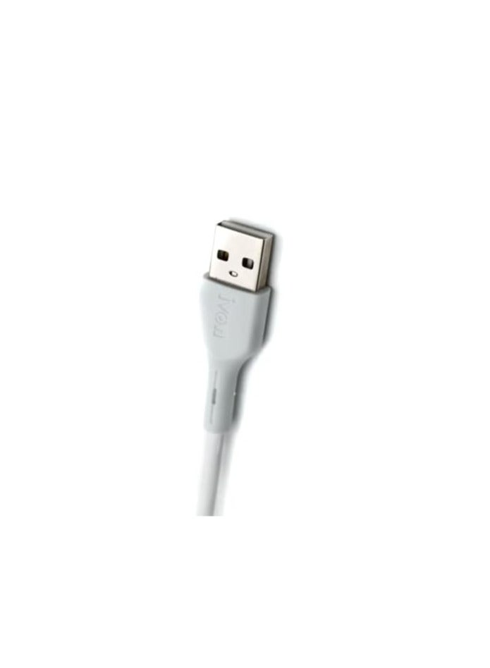 أيفون كابل USB نوع سي للشحن ونقل البيانات لموبايل سامسونج من افون - ابيض - kx2094 - Image 2