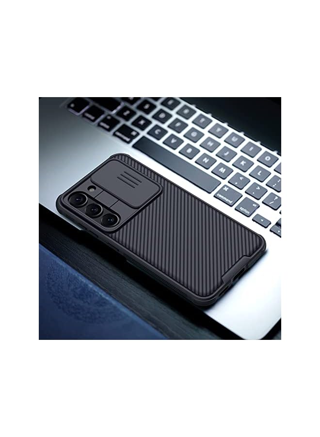 Basic Case For Samsung Galaxy S23 Ultra Camshield Carbon Fiber Armor For Samsung S23 Ultra Case Rugged Lightweight Military Grade Drop Protection Shockproof Black S23 Ultra Black 4 - Image 2