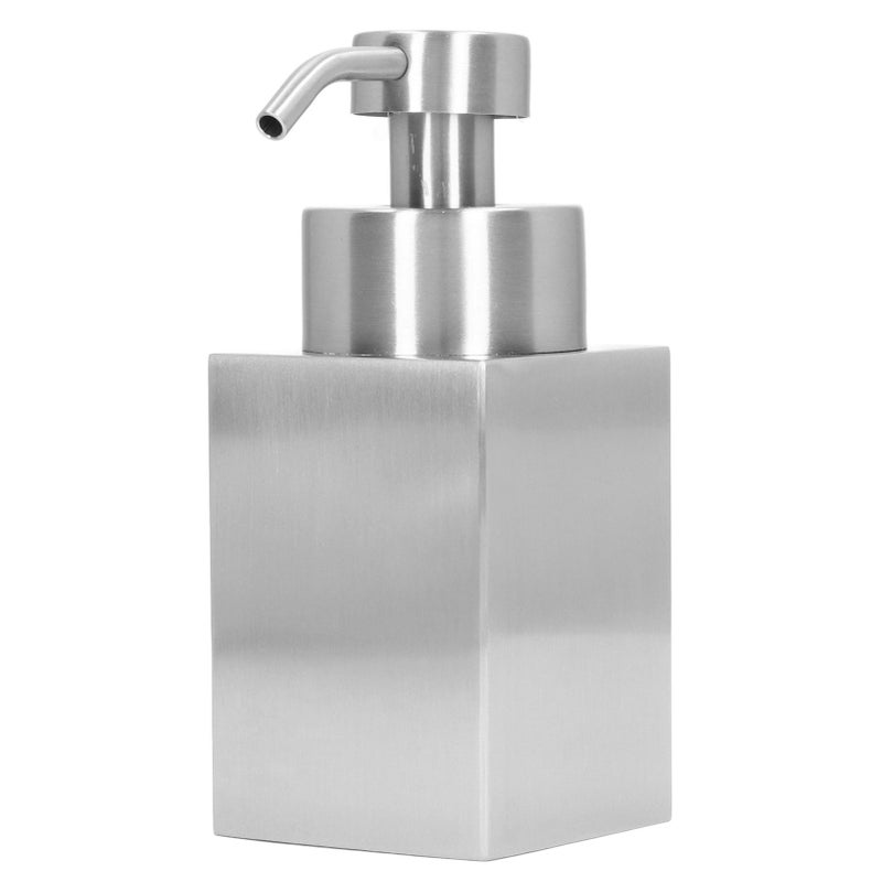 Foaming Soap Dispenser Stainless Steel Shower Gel Shampoo Dispenser with PP Pump Head for Bathroom Kitchen Laundry Room - Image 3