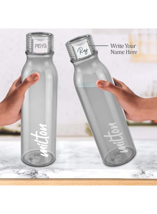 Name Tag 1000 Water Bottle, 958 ml, Grey | BPA Free | 100% Leak Proof | Office Bottle | Gym Bottle | Home | Kitchen | Travel Bottle | Hiking | Treking Bottle - view 3